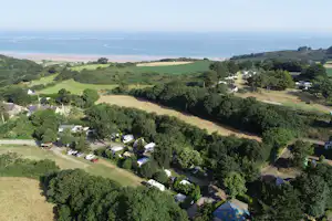 Camping La Vallée - Campingplatz Luftaufnahme