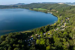 Camping Laacher See - Campingplatz aus der Vogelperspektive