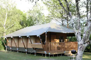 Camping du Lac de Carouge Camping Lac de Carouge - Glamping-Zelt mit Terrasse