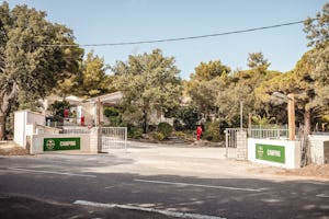 Camping Ladouceur - Blick auf den Eingang des Campingplatzes