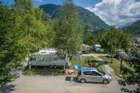 Camping Lago 3 comuni - Wohnwagen- und Zeltstellplatz zwischen Bäumen