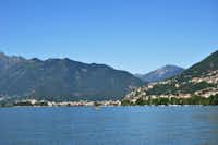 Camping Lago Maggiore  - Blick vom Ufer des Campingplatzes