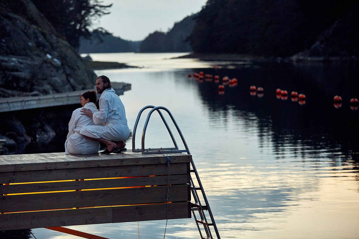 Camping Lagunen Strömstad - Bootsanlegestelle auf dem Campingplatz
