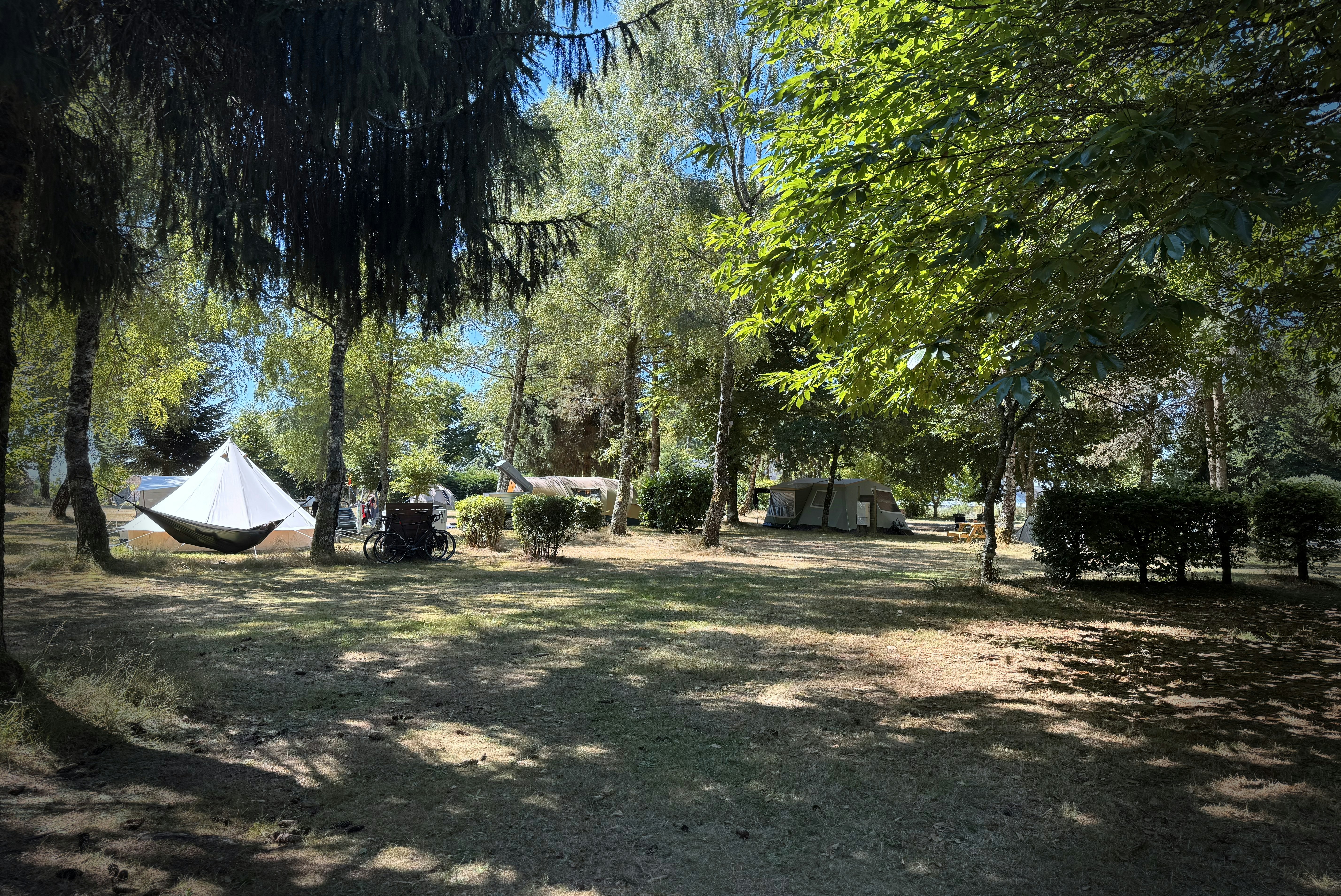 Domaine de Lallé - Standplätze auf dem Campingplatz