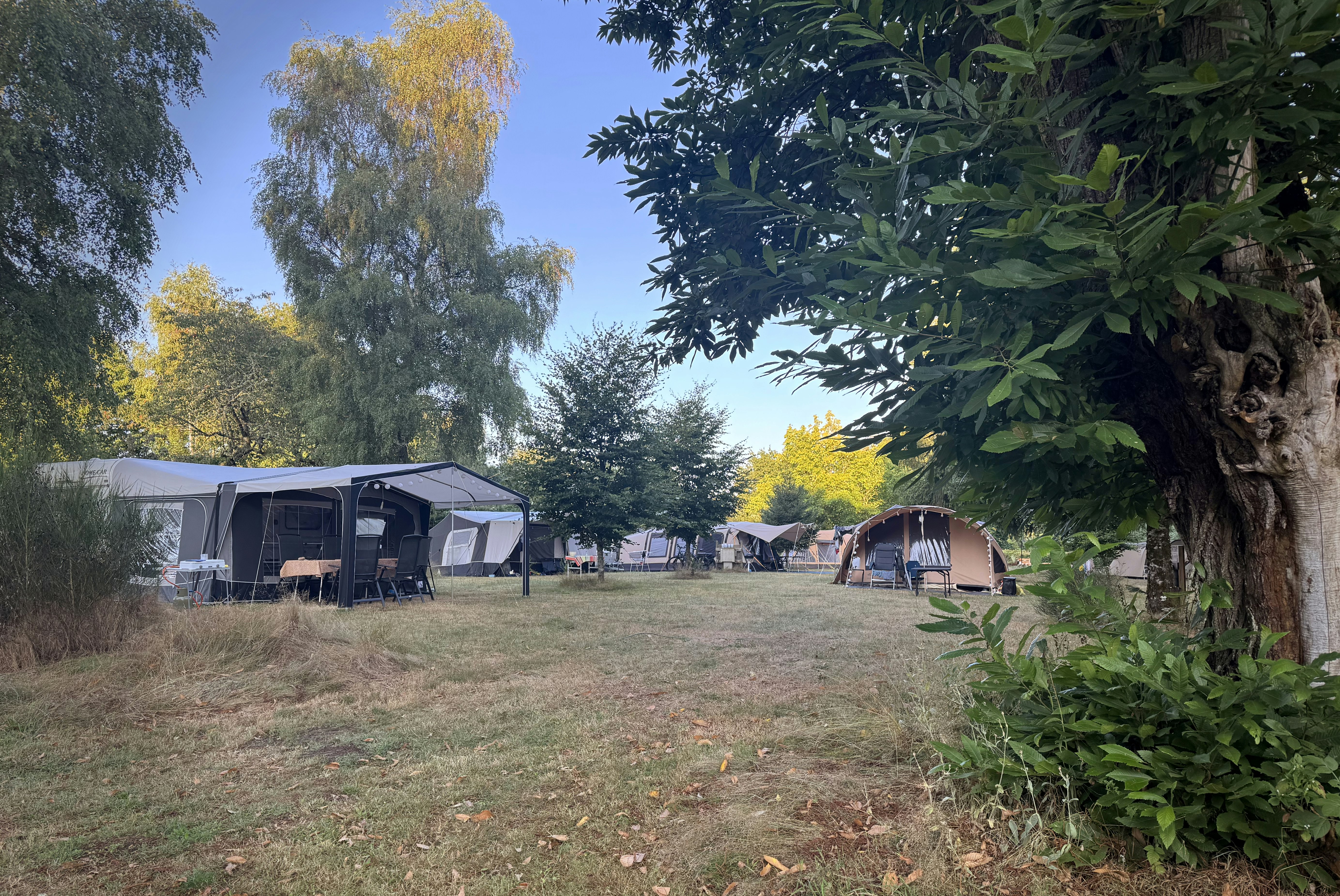 Domaine de Lallé - Standplätze auf dem Campingplatz