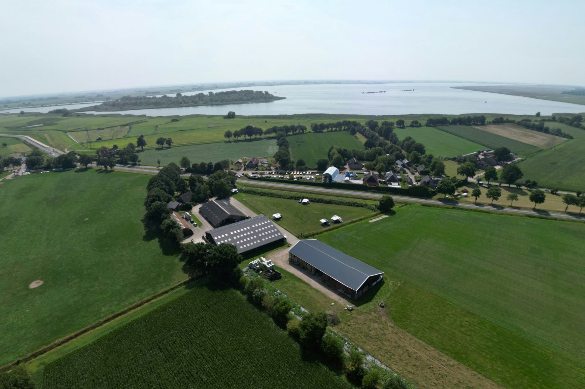 Camping Landløk  - Luftaufnahme des Campingplatzes