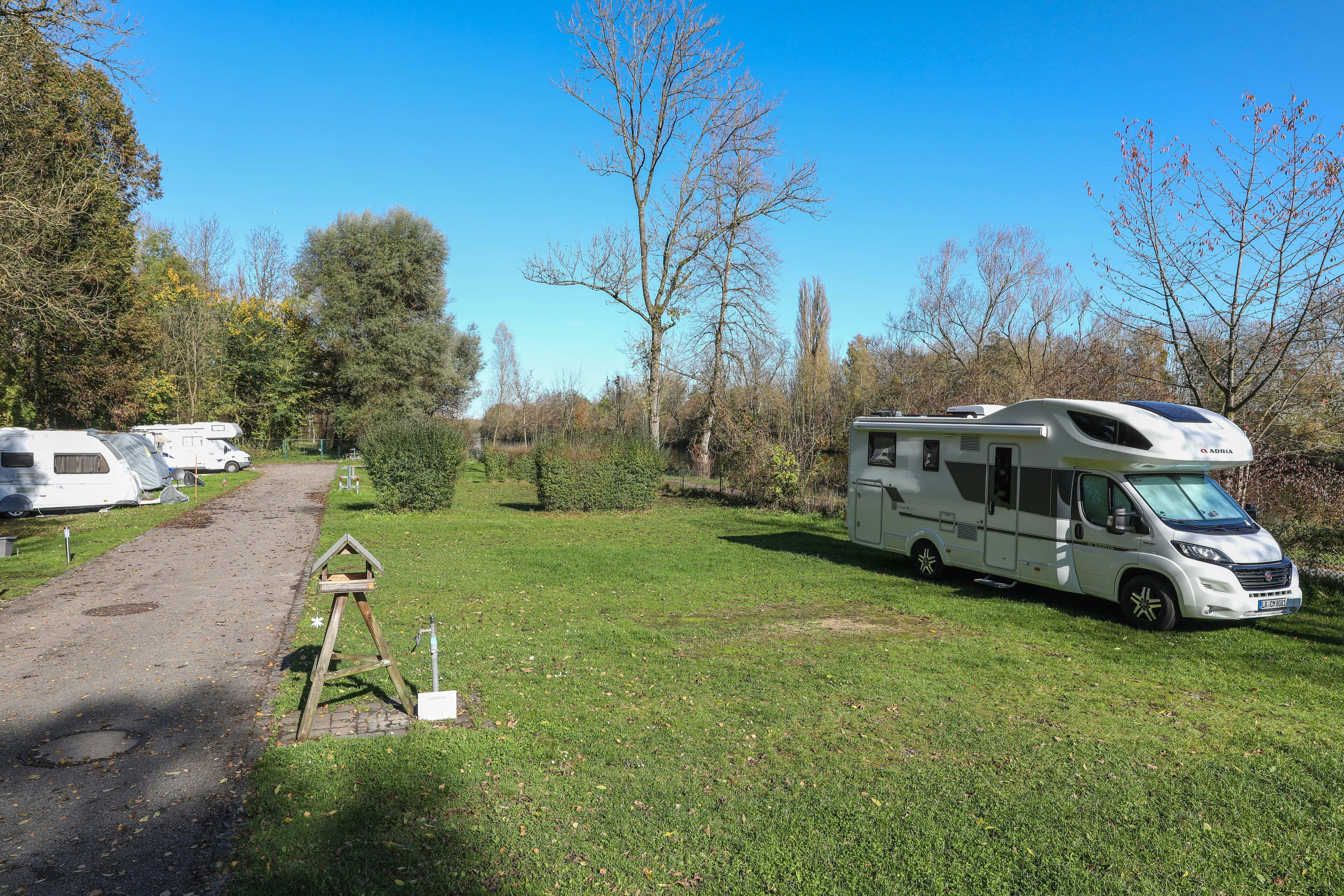 City Camping Landshut - Standplätze auf dem Campingplatz