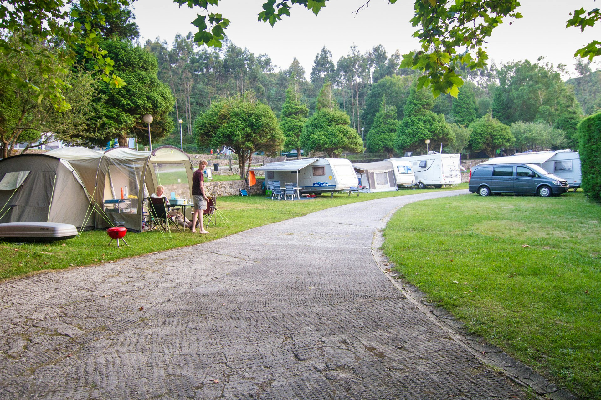 Camping Las Hortensias - Standplätze auf dem Campingplatz