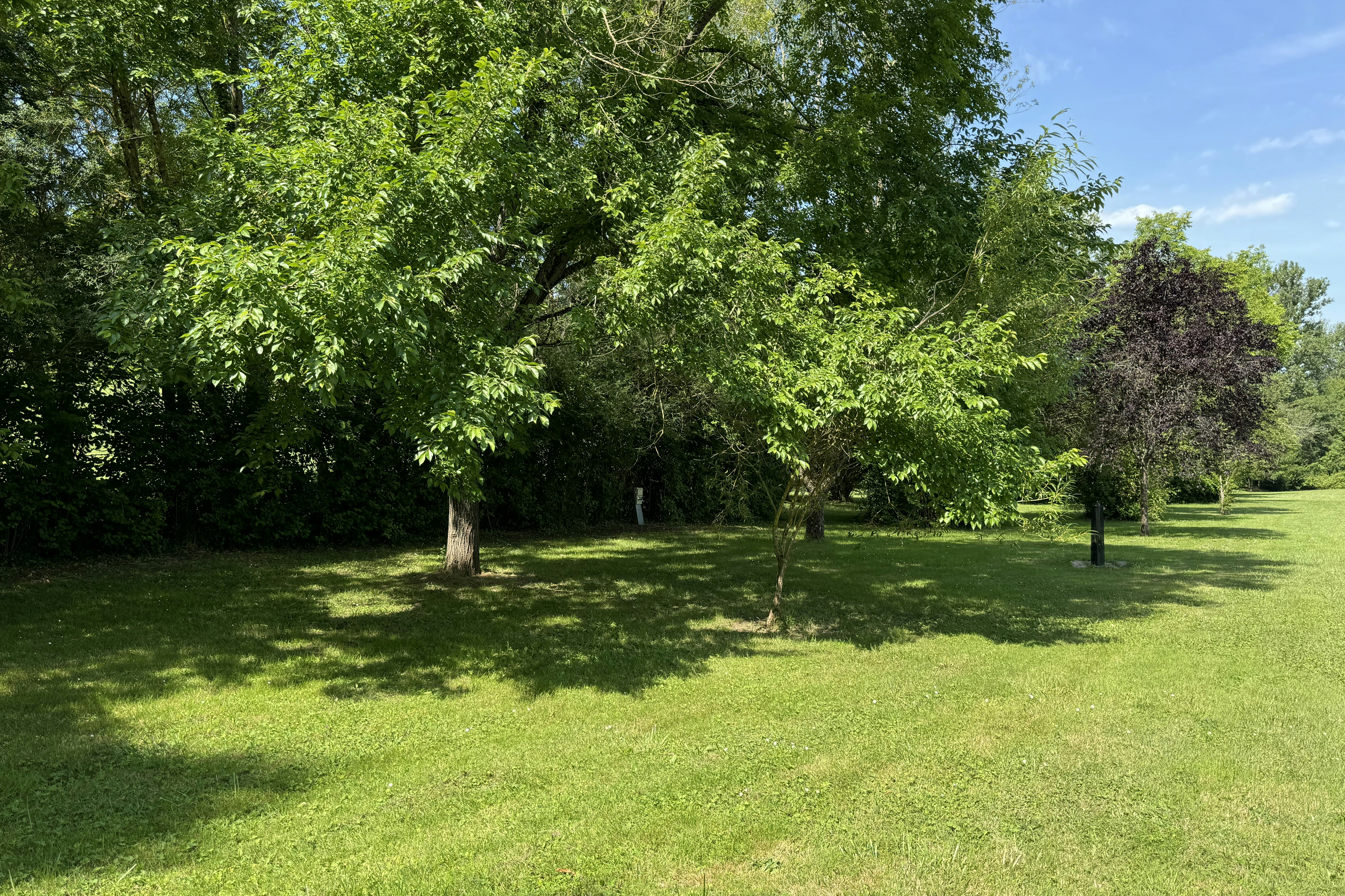 Camping Latapie - Standplatzwiese auf dem Campingplatz