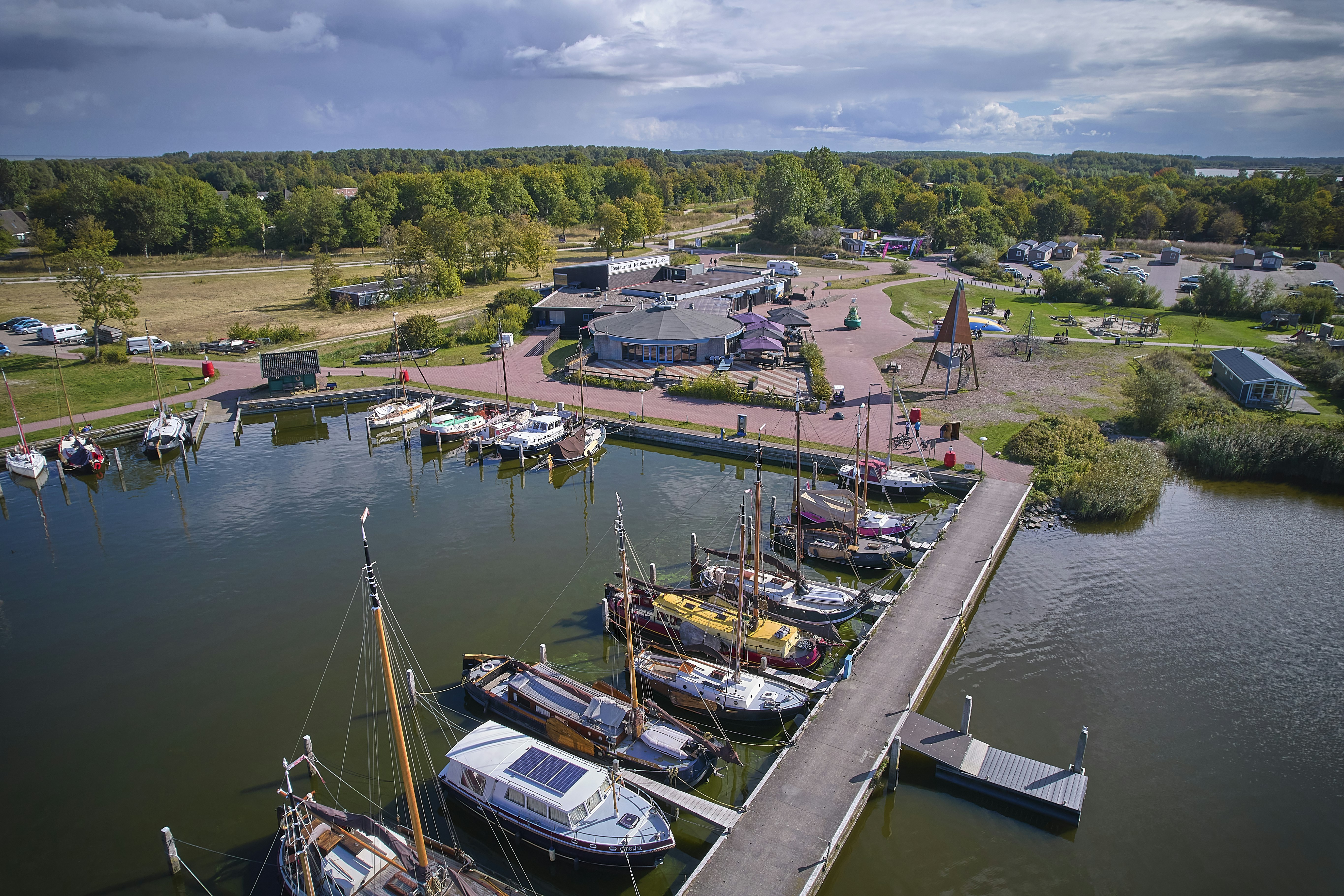 Siblu Camping Lauwersoog - Blick auf den Bootshafen 