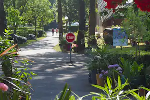 Camping Le Bec de Cisse - Einfahrt des Campingplatzes