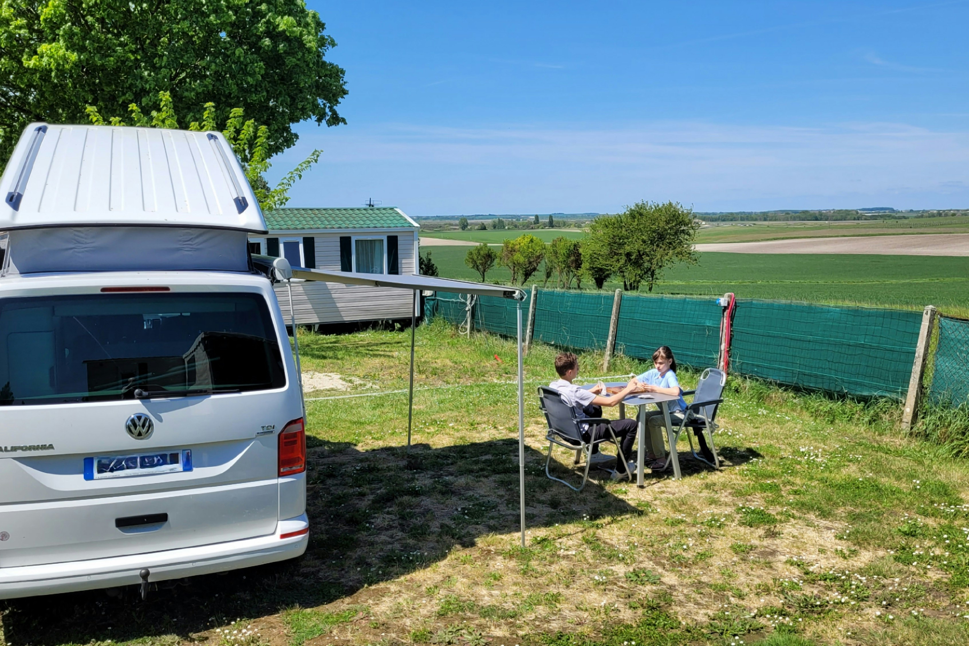 Camping Le Bellevue - Standplätze auf dem Campingplatz