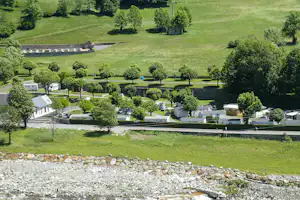 Camping Le Bergons - Campingplatz Luftaufnahme
