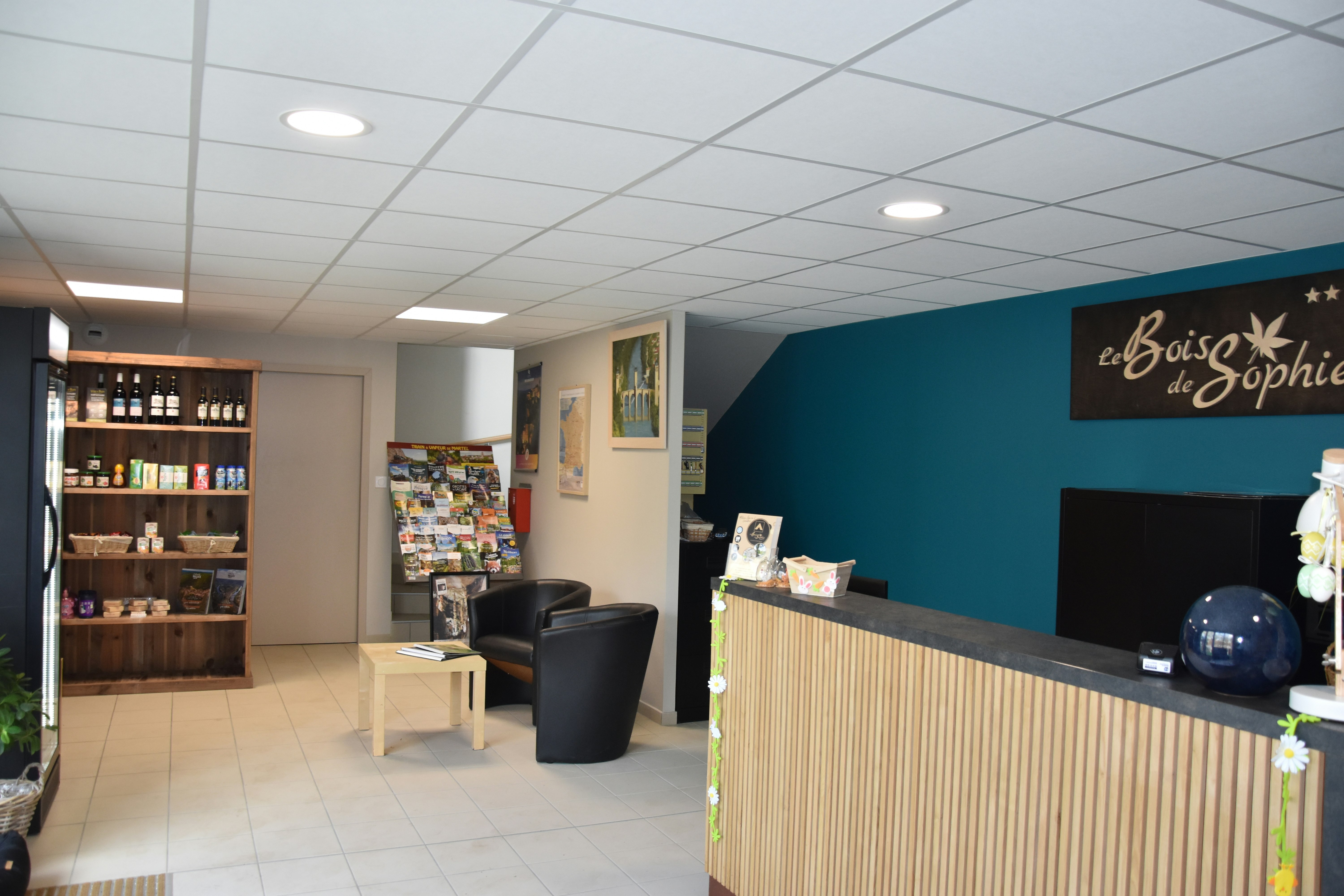 Camping Le Bois De Sophie - Rezeption auf dem Campingplatz