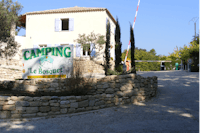 Camping Le Bosquet - Eingang des Campingplatzes