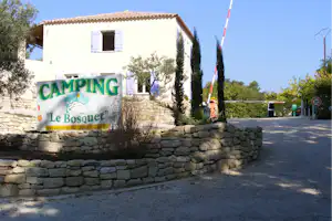 Camping Le Bosquet - Eingang des Campingplatzes