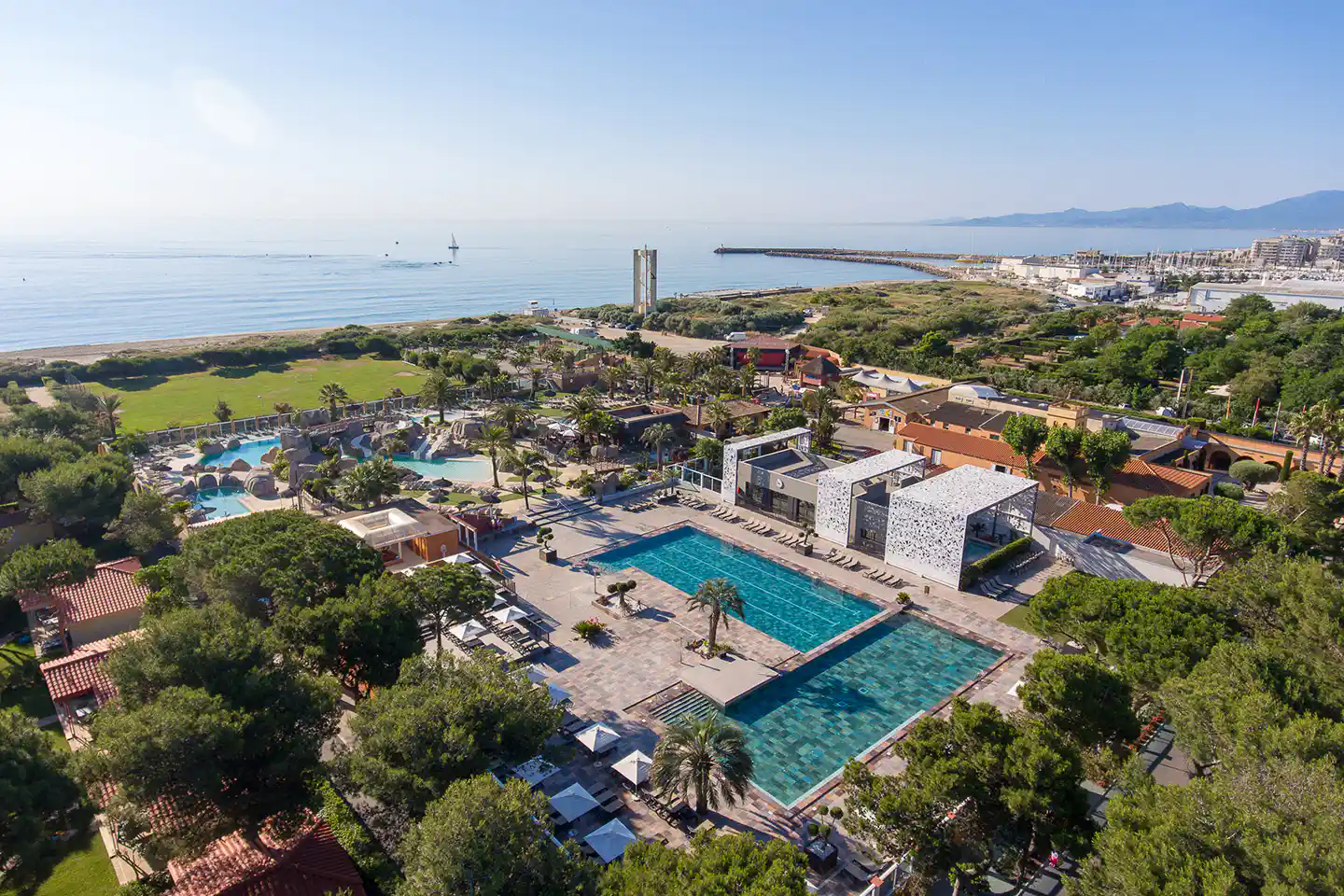 Yelloh! Village Le Brasilia - Campingplatz aus der Vogelperspektive