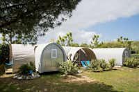 Camping Le Calanchiole - Glamping Zelt auf dem Campingplatz