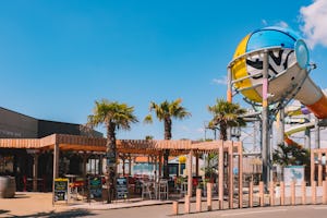 Camping Le Château Saint-Hilaire-de-Riez - Restaurant mit Terrasse auf dem Campingplatz