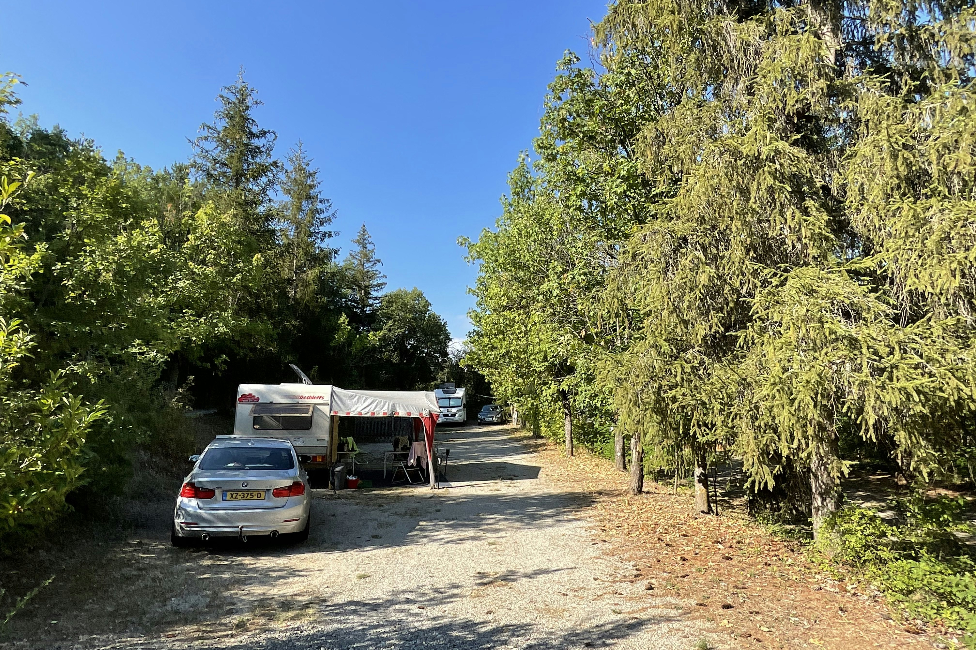 Camping le Chêne - Standplätze auf dem Campingplatz