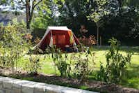 Camping Le Clapas - Zelt auf Stellplatz 