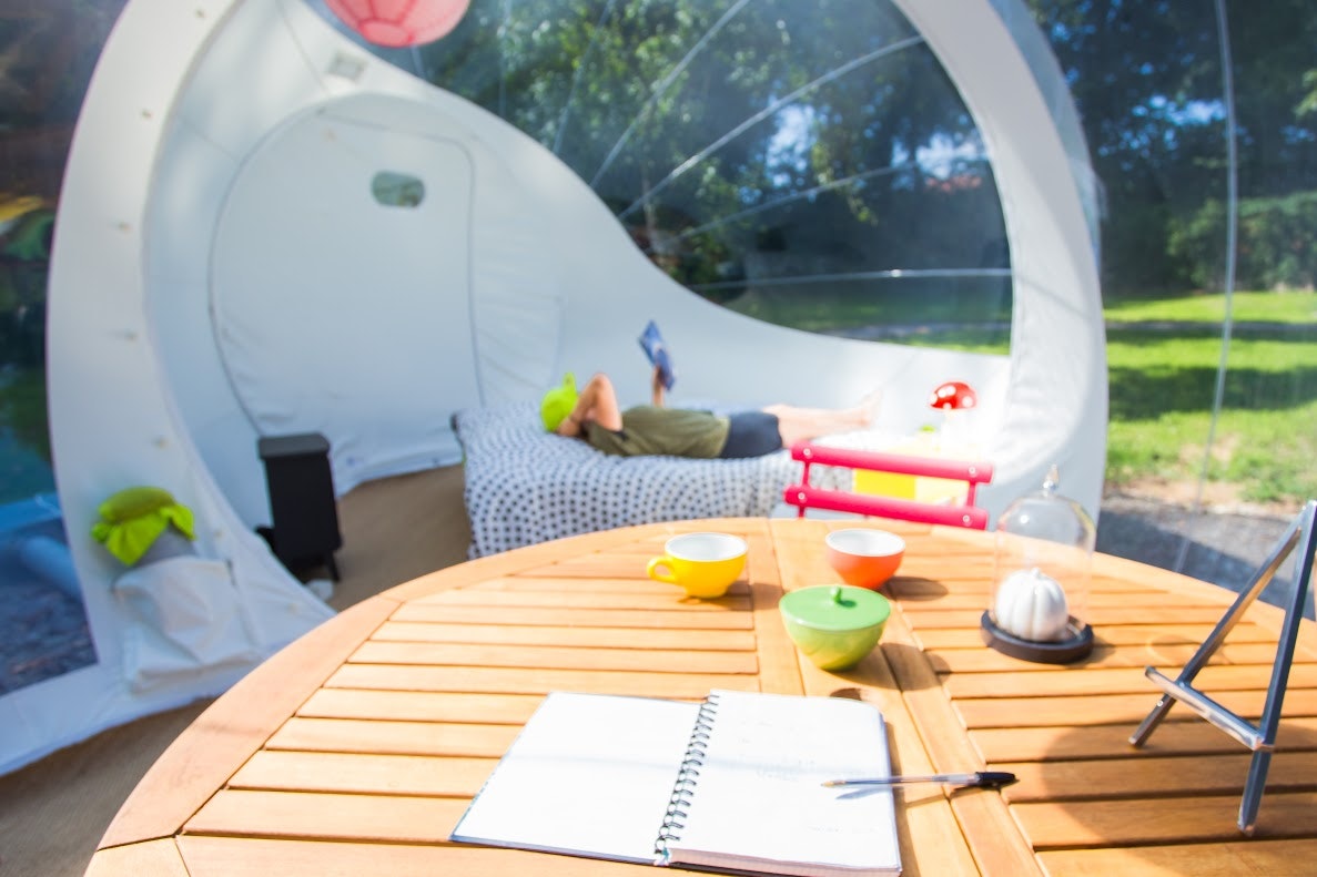 Camping Clos Cacheleux  Camping Le Clos Cacheleux - Unterkunft auf dem Campingplatz