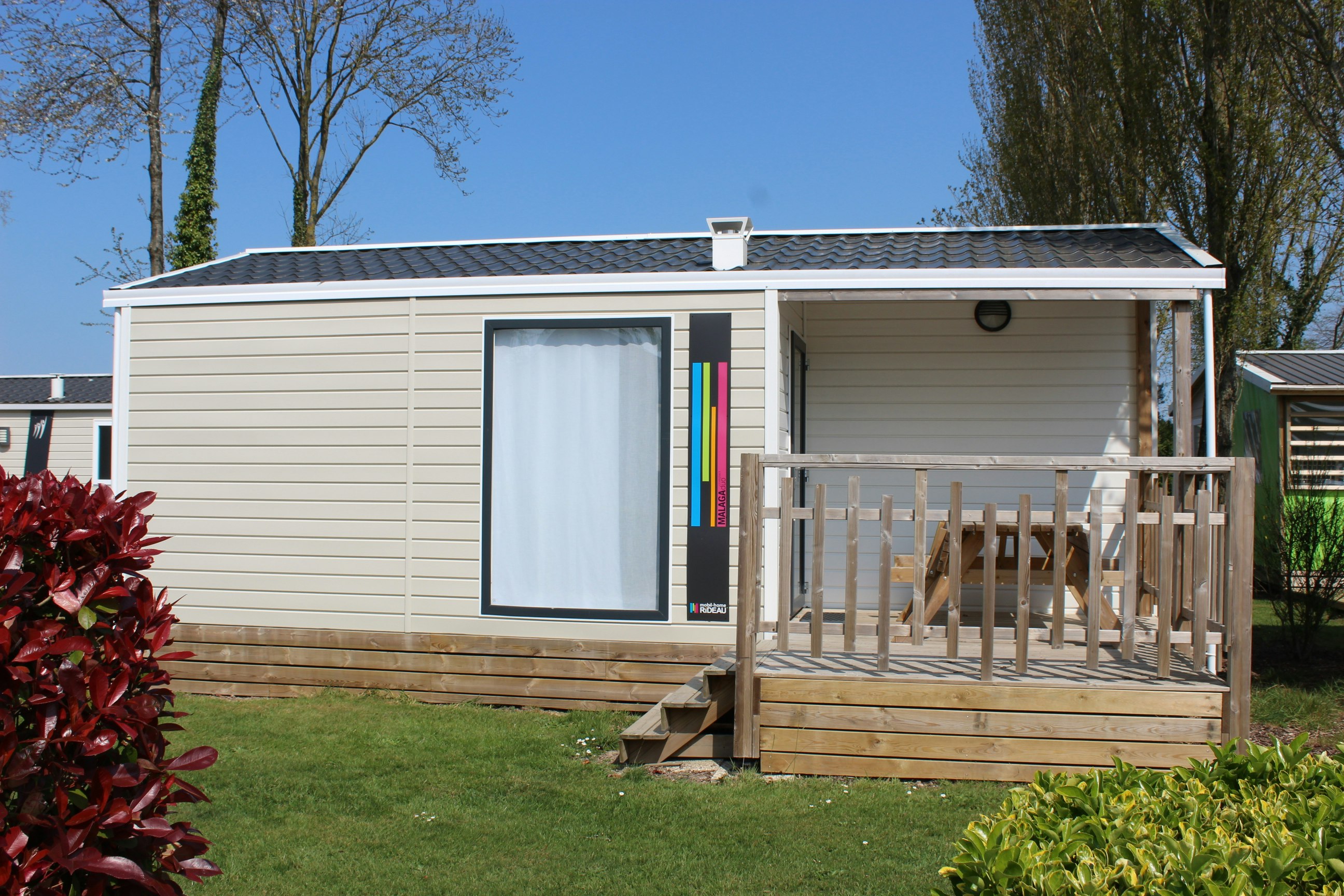 Camping LE CLOS DE BALLEROY - Mobilheim mit Terrass