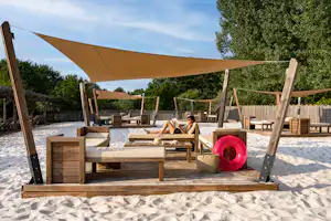 Camping Sandaya Col Vert Camping Le Col Vert - Terrasse des Campingplatzes