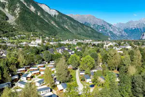 Camping Koawa Le Colporteur Camping Le Colporteur - Ciela Village - Campingplatz aus der Vogelperspektive