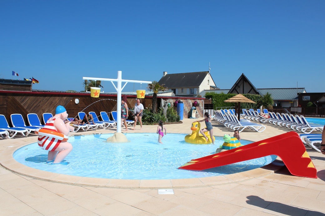Camping Le Cormoran  - Wasserspielplatz für Kinder auf dem Campingplatz