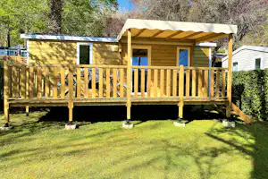 Camping Paradis le Ceou Camping Le Céou - Mobilheim mit Terrasse auf dem Campingplatz