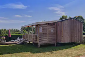 Camping Le Daguet - Mobilheim auf dem Campingplatz