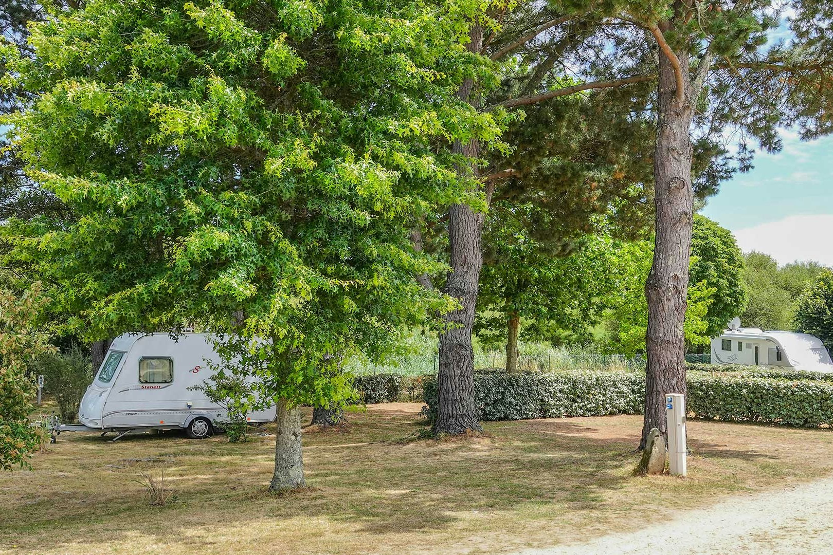 Camping le  Dolmen - Standplätze auf dem Campingplatz