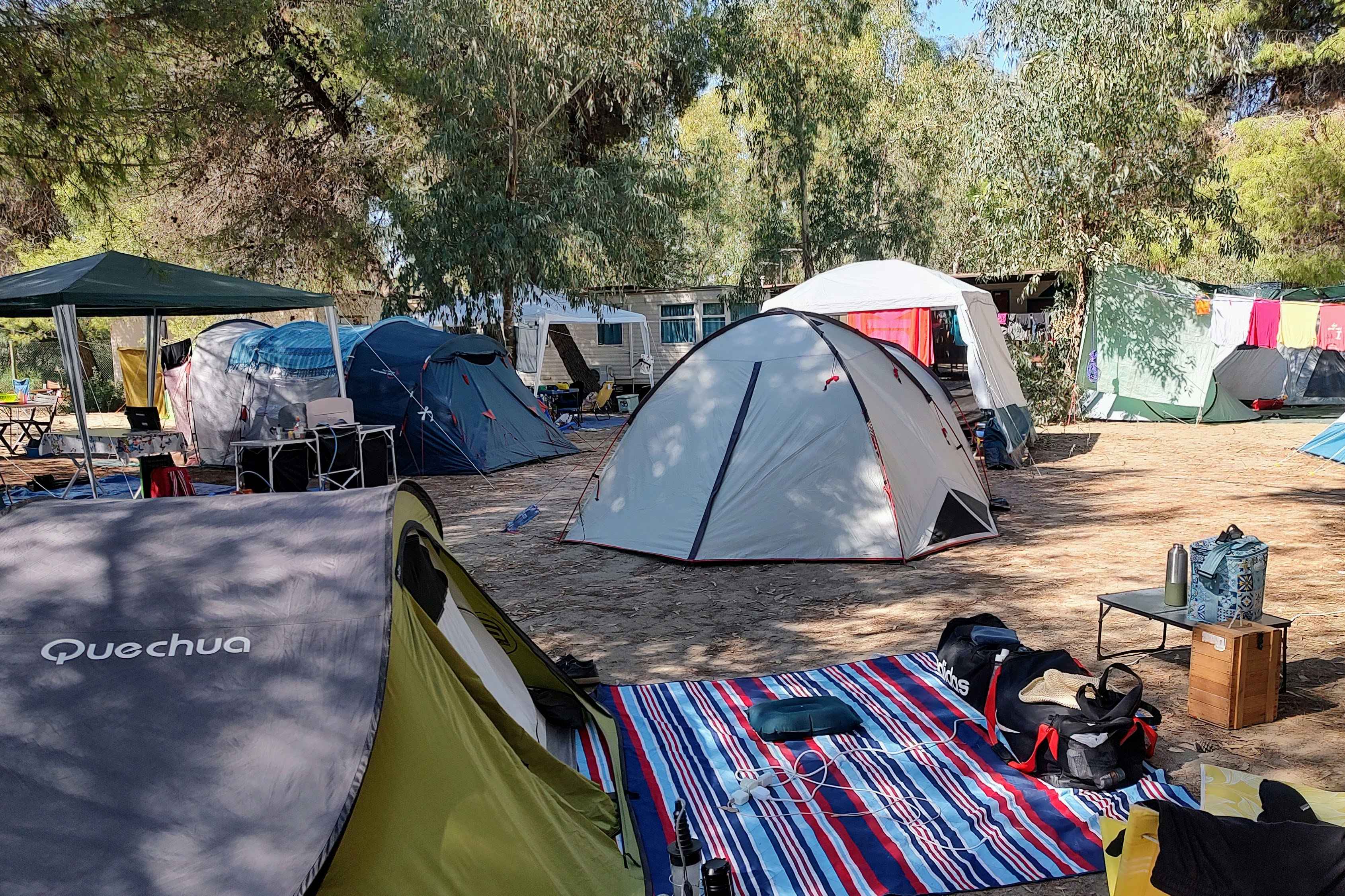 Camping le due Barche - Zeltplätze auf dem Campingplatz
