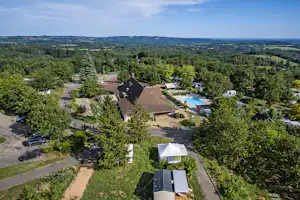 Vacances ULVF - O'Aka Camping Le Francès - Luftaufnahme des Campingplatzes