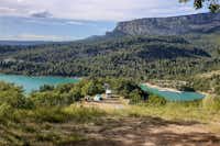 Camping le Galetas - Blick auf den Campingplatz mit malerischer Aussicht