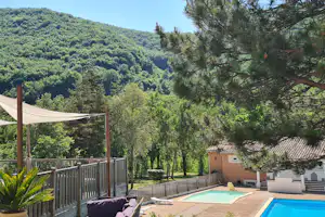 Camping Le Gallo Romain - Pool auf dem Campingplatz