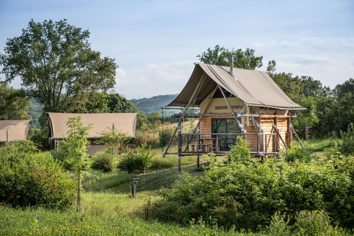 Huttopia Pays de Cordes-sur-Ciel  - Mobilheime auf dem Campingplatz