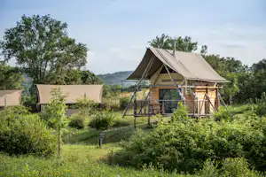Huttopia Pays de Cordes-sur-Ciel - Mobilheime auf dem Campingplatz