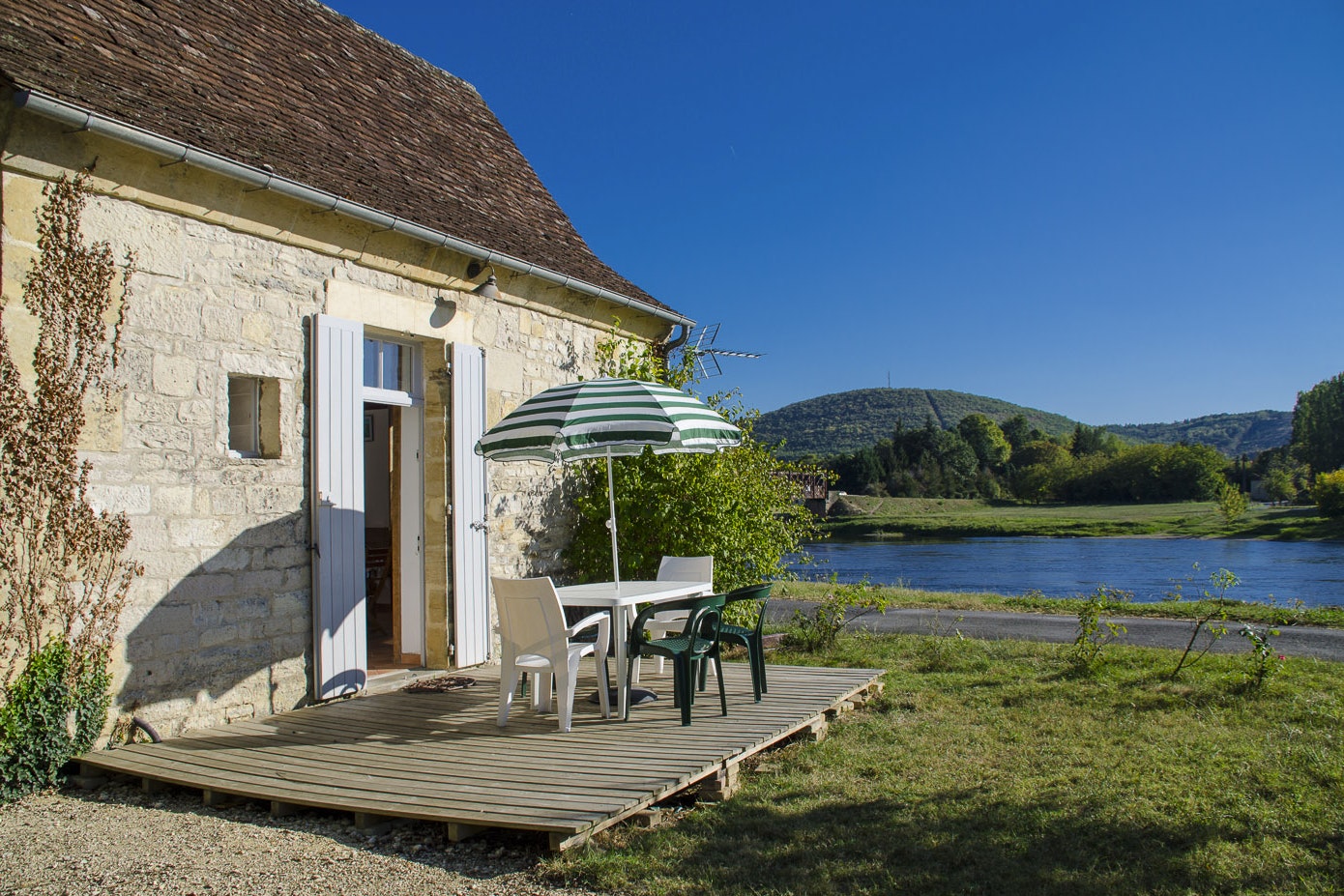 Camping le Garrit - der Fluss Dordogne in der Nähe des Campingplatzes