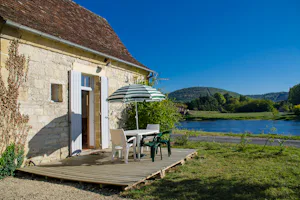 Camping le Garrit - der Fluss Dordogne in der Nähe des Campingplatzes