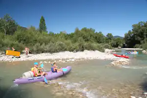 Camping Le Glandasse - Kanufahren als Freizeitaktivität auf dem Campingplatz