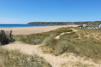 Camping Le Grand Large  -  Strand vom Campingplatz am Meer