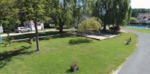 Camping Le Gué - Blick auf den Campingplatz