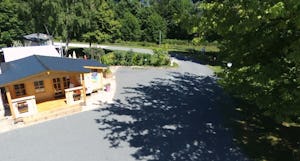 Camping Le Gué - Eingang des Campingplatzes