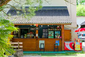 Camping Le Hameau Des Pêcheurs - Snackbar auf dem Campingplatz