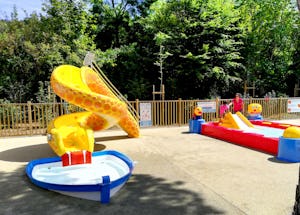 Camping Capfun Havre de Bernières - Wasserspielplatz für Kinder auf dem Campingplatz