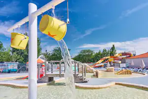 Yelloh! Village Le Jard Camping Le Jard - Wasserspielplatz für Kinder auf dem Campingplatz