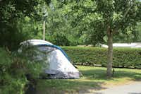 Domaine Le Jardin du Marais - Zeltplätze im Schatten der Bäume