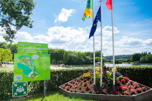 Camping Le Lac des Varennes - Informationsschild am Campingplatz